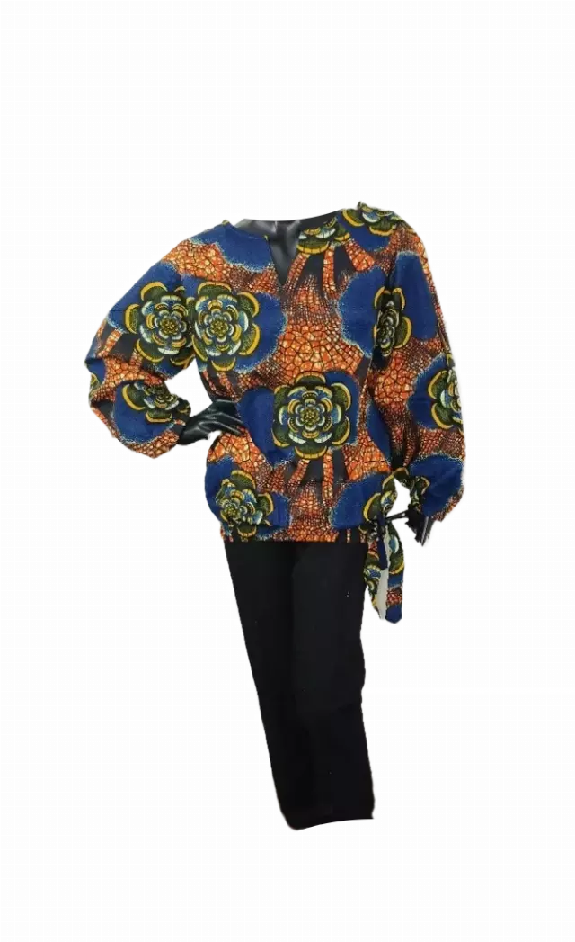 7257 -Ankara Top (3/pk) Free Size - ON SALE - $7.50 Each — FREE / Print-261