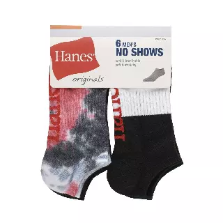 #9-H-4263 Men’s Hanes No Show Socks – $2.90 Per 6 Pair Pack (10 Packs)