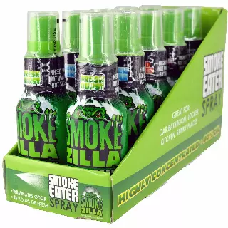 Air Freshener Smoke Eater Spray - 10 Pieces Per Retail Ready Display 40315