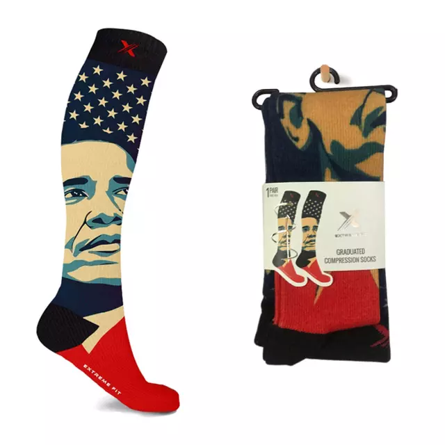 OBAMA Compression Socks — Small/Medium