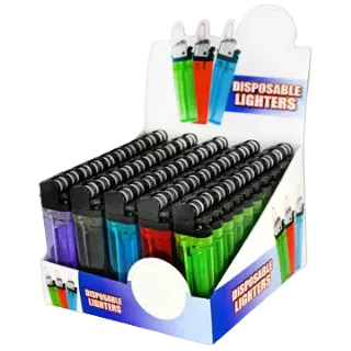 Disposable Lighter - 50 Pieces Per Retail Ready Display 20736