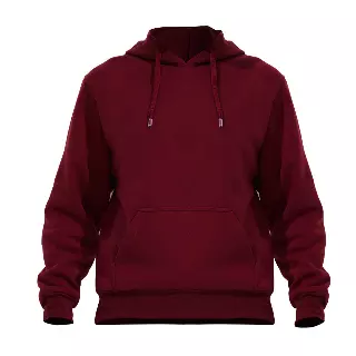 Men's Pullover Fleece Hoodie-Plus Size- Style #MFJ172X-$12.00/Unit 12PCS/CS - PLEASE SEE DESCRIPTION — Wine