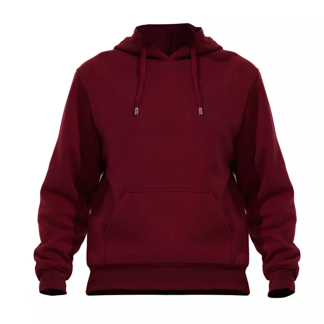 Men's Pullover Fleece Hoodie-Plus Size- Style #MFJ172X-$12.00/Unit 12PCS/CS - PLEASE SEE DESCRIPTION — Wine