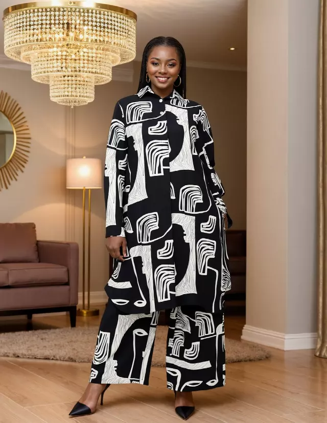 26024 - Women's Long Sleeves Shirt & Pant 2-Pcs Set - $30 Each (2-Pcs Pre Pack)