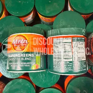 Metamucil Supergreens Digestive Blend Fiber Supplement lot · 120 units