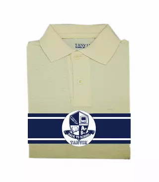 Girls Picot Polo Yellow Tanvir 2-4
