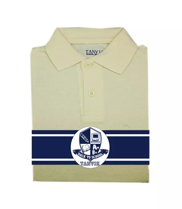 Girls Picot Polo Yellow Tanvir 2-4