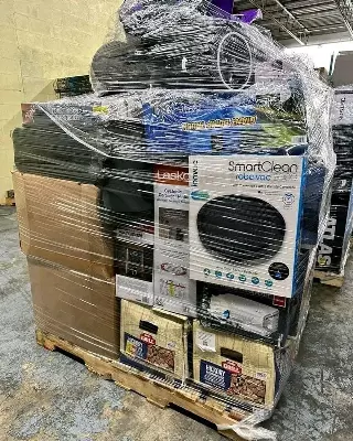 Walmart Return Pallets lot · mixed electronics, household items, clothing