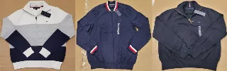 Tommy Hilfiger Wholesale Men's Zip sweaters 24pcs.