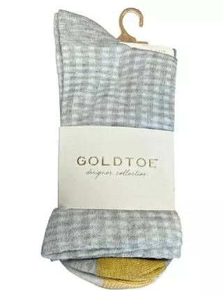 #6-GT-1752431 Women’s ‘Gold Toe’ Midi Crew Socks – $3.90 Per 6 Pair Pack (12 Packs)