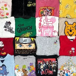 Wholesale Disney & Cartoon Sweatshirts (10 Pieces)