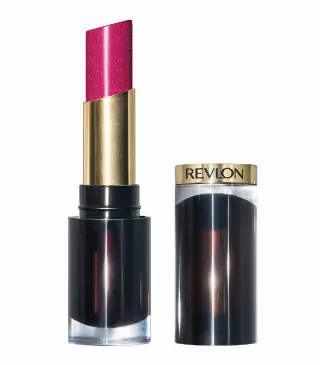 Revlon Super Lustrous Glass Shine Lipstick, Moisturizing Lipstick with Aloe, 004 Cherries in the Snow, 0.15 oz