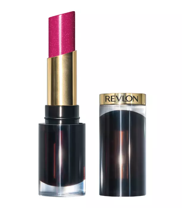 Revlon Super Lustrous Glass Shine Lipstick, Moisturizing Lipstick with Aloe, 004 Cherries in the Snow, 0.15 oz
