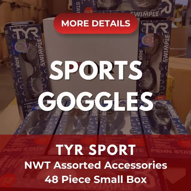 TYR SPORT GOGGLES | Assorted Men's, Women's & Kid's Accessories | NWT | 48 Pieces | Small Box #SMA-608