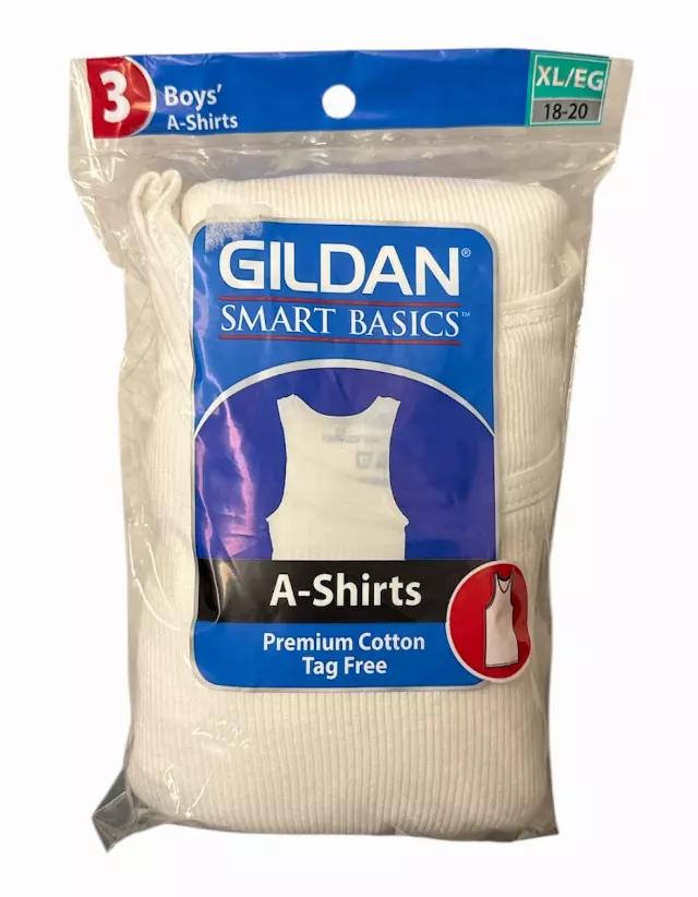 #0M-1117-G Youth Gildan A-Shirts XL Only – $1.90 each 3 pair pack (4 Packs)