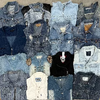 Wholesale Denim Vests (10 Pieces)