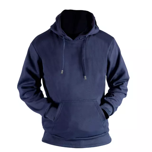 Men's Pullover Fleece Hoodie Plus Size- Style #MFJ172X-$12.00/Unit - 24 PCS/CS - PLEASE SEE DESCRIPTION — Navy