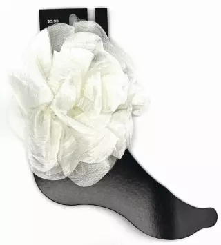 #6-5054 Women’s Flower Ankle Accent – $1.50 Per Piece (32 Packs)