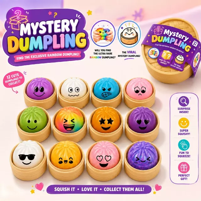 Premium Emoji Mystery Dumplings