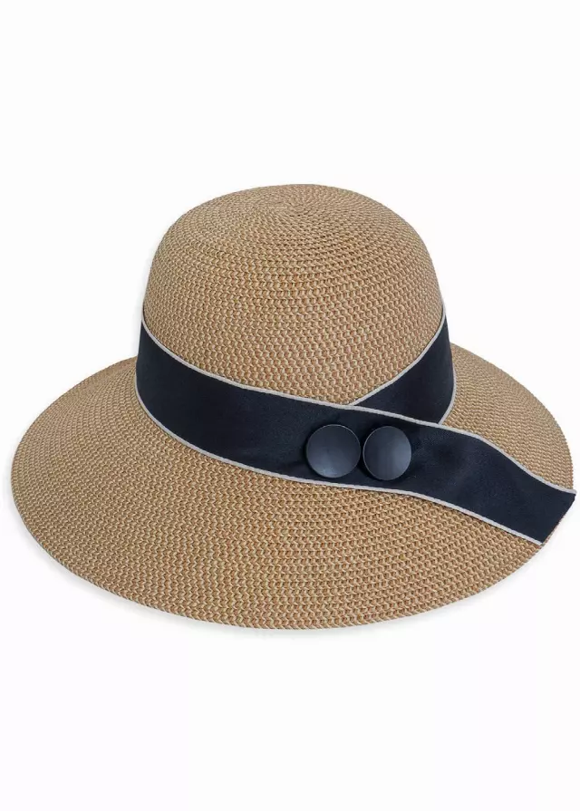 Magid Straw Floppy Hat — Toast · SKU HA-1532S-TOAST