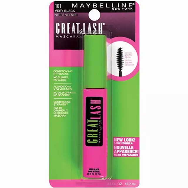 WHOLESALE MAYBELLINE GREAT LASH MASCARA - VERY BLACK 101 - 72 PIECE LOT
