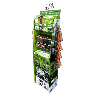 Tech Gift Floor Display Assortment Floor Display - 59 Pieces Per Retail Ready Display Kit 88495