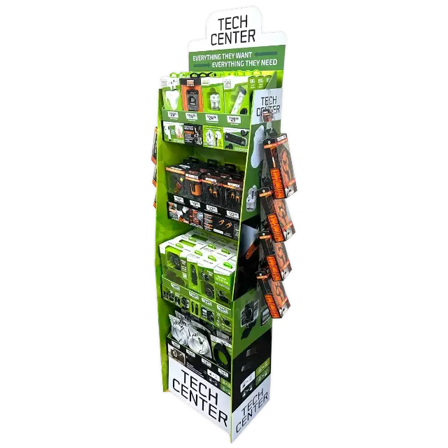Tech Gift Floor Display Assortment Floor Display - 59 Pieces Per Retail Ready Display Kit 88495