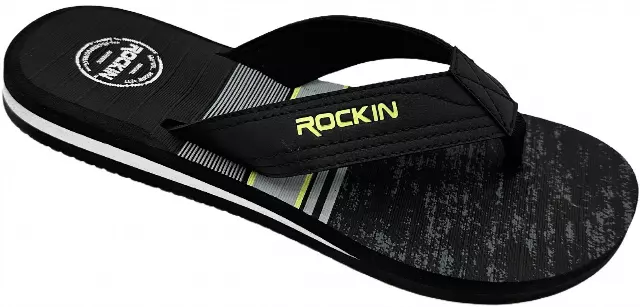 ROCKIN "DELUXE STATIC STRIPES" MENS FLIP FLOPS