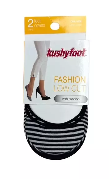#6-KF-1063098 Women’s Low Cut Fashion Foot Cover – $.21 Per 2 Pair Pack (24 Packs)