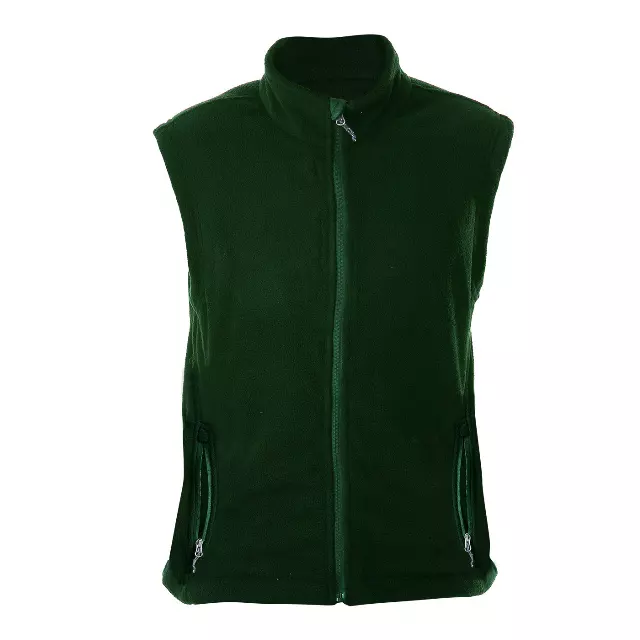 Men's Fleece Vest with Pockets- Style #MV804- $10.00/ Unit MINIMUM 24 PCS - PLEASE SEE DESCRIPTION - S-2XL — Forrest Green
