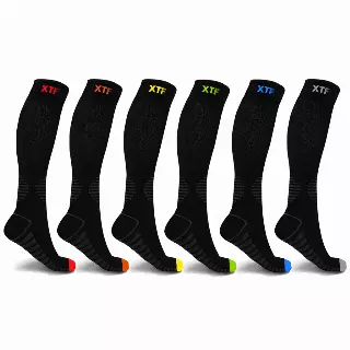COLORED TOES - 6 ASST STYLES — Small/Medium