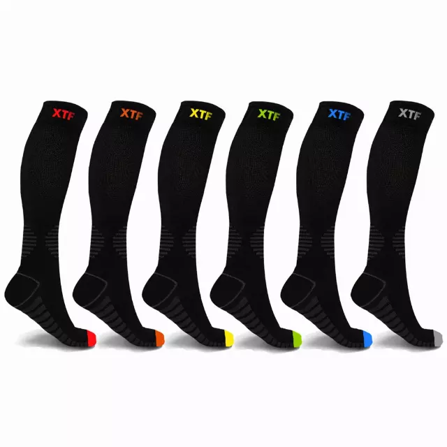 COLORED TOES - 6 ASST STYLES — Large/XL