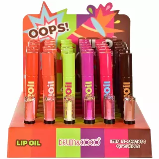 Kevin & Coco Oops! Lip Oil - Wholesale Display 36 Units (KC1434)