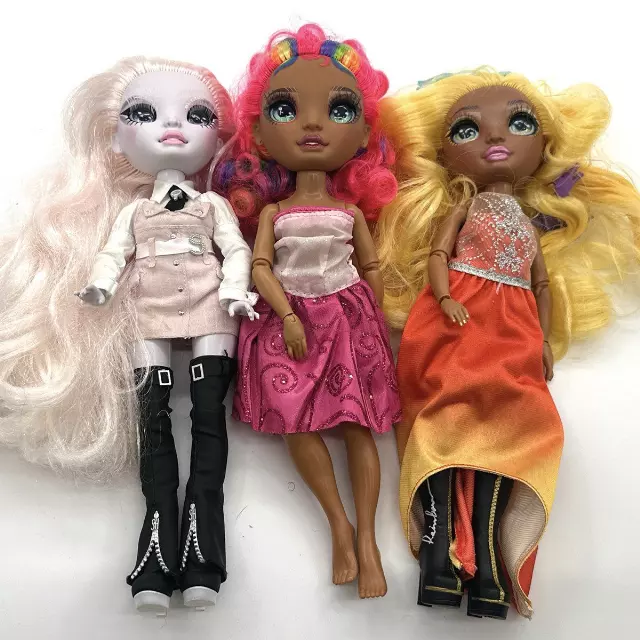 Rainbow High & Shadow High Doll Lot MGA Fashion Dolls 3 Pieces Karla Sabrina