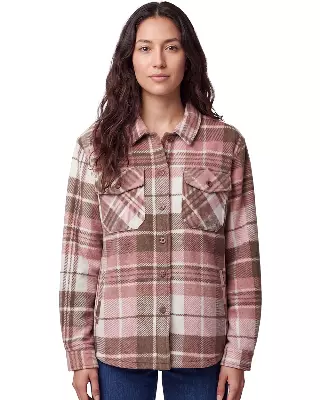 Shacket Plaid #H35 — Blush / S-M-L-XL-2XL