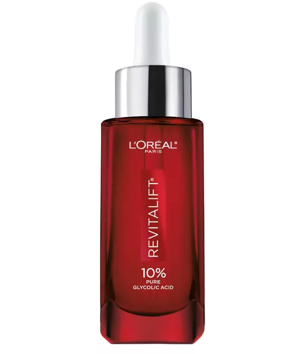 L’Oreal Paris Revitalift 10% Pure Glycolic Acid Face Serum, Visibly Evens Tone & Reduce Wrinkles, Fragrance Free 1.0 fl oz (30ml)