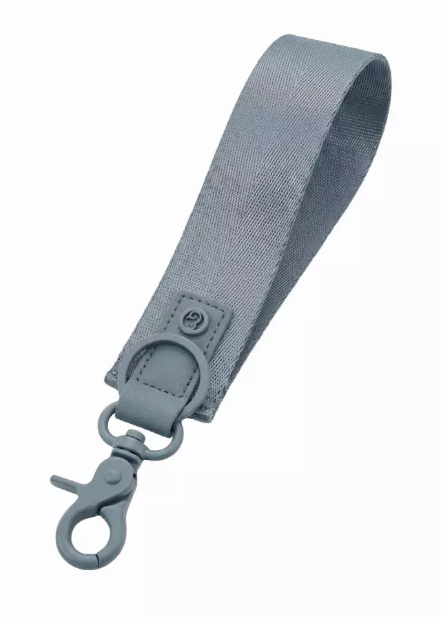 Joan & David Sport Webbing Keychain Wristlet Strap Lanyard — 136-DENIM