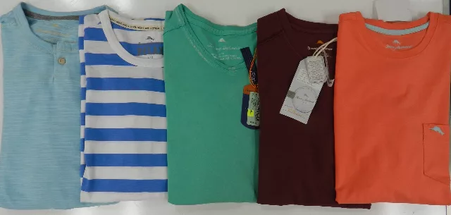 Tommy Bahama Wholesale Men's long sleeve solid tees 50pcs.