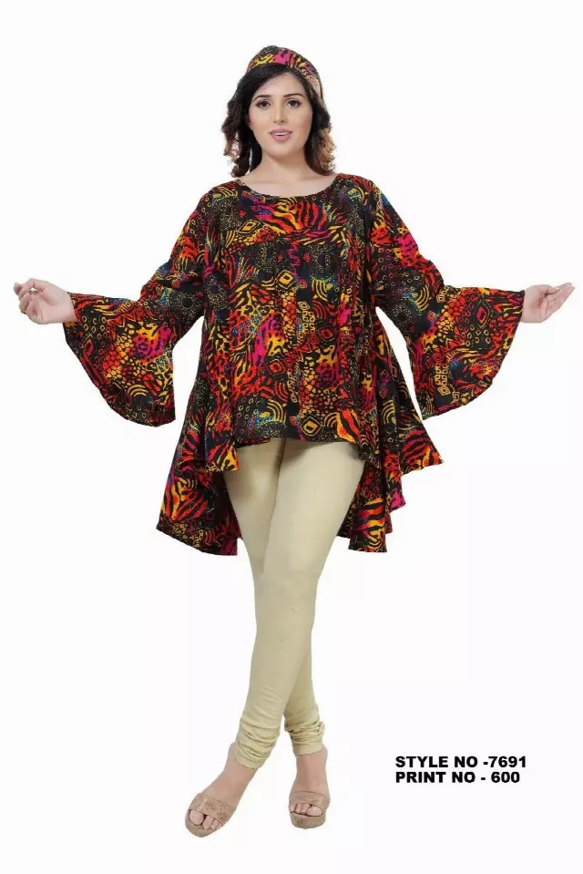 7691 - Authentic African Print Top (3 PCS PRE-PACK) - $20.00 Each