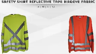 GoBirdy Wholesale - High-Visibility Reflective Safety Shirt - Long Sleeve Workwear