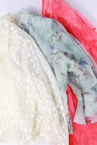Vintage & Modern Sheer Blouses Mix Of 15