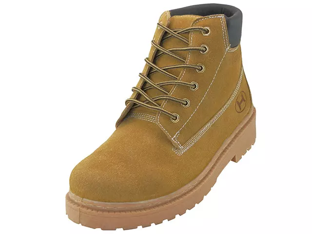 N8010 - Wholesale Men's "Himalayans"6" Insulated Leather Upper Injection Work Boots — Beige (N8010) / 7-12 Assorted