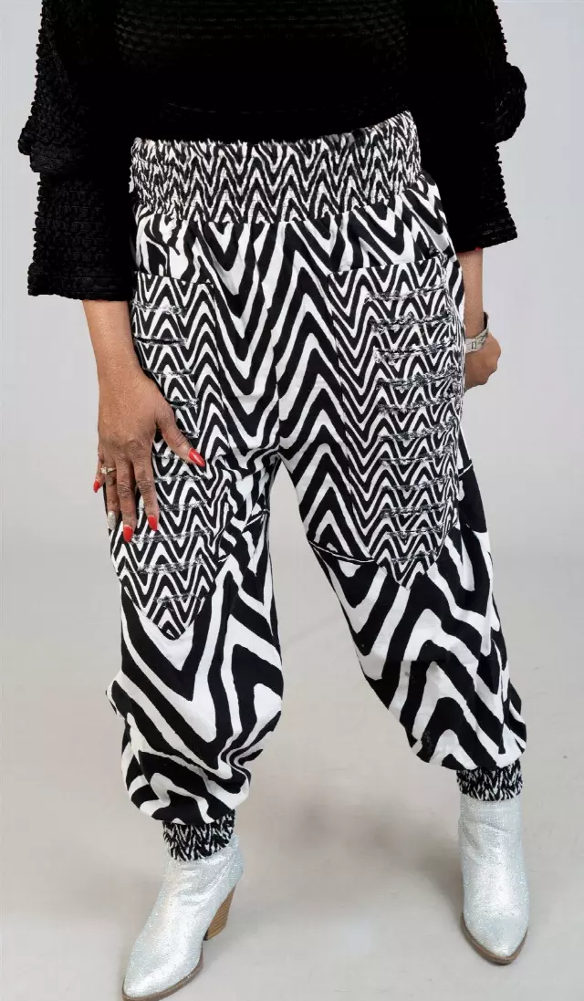 7799 - Ankara Print Pant in Twill Fabric (3 PCS PRE-PACK) - $20.00 Each — One Size (4 - 24) / Print-616