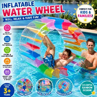 40" Inflatable Water Roller Float Colorful Pool Lake Summer Fun Toy SALE