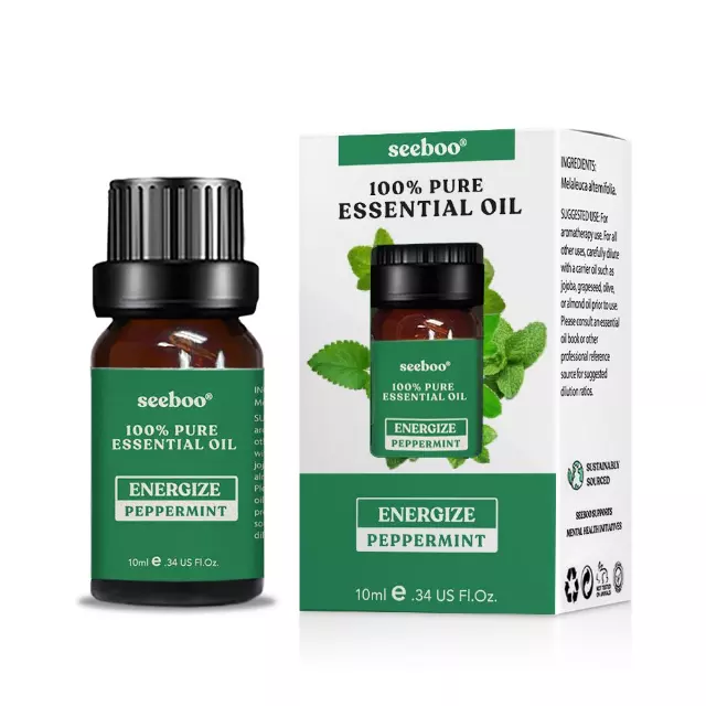 100% PURE THERAPEUTIC GRADE ESSENTIAL OIL — Peppermint