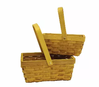 MS1155 – S/2 7” and 9” woodchip W/Liner-“set” Min 2 – Case 24 pcs