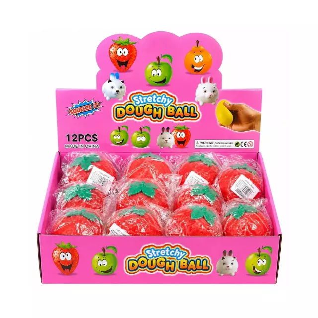 Strawberry Squishy Toy – Slow-Rise Sensory Stress Ball