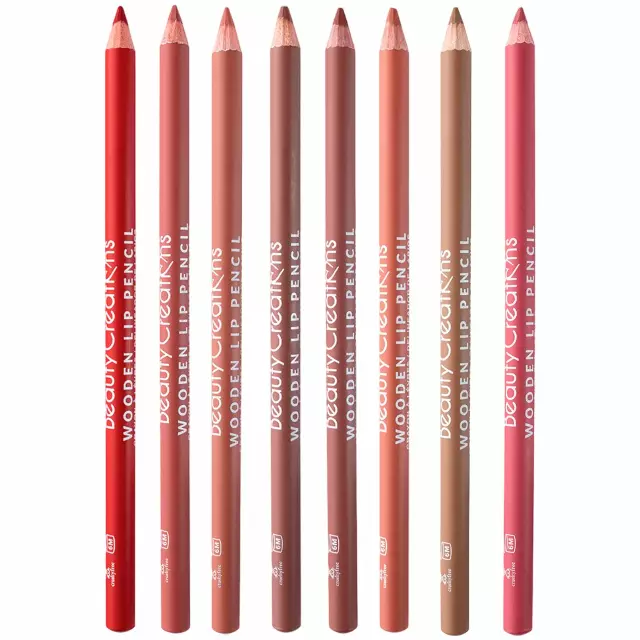 Beauty Creations Wooden Lip Pencil Assorted - Wholesale 32 Units (BCWLLD-ASS)
