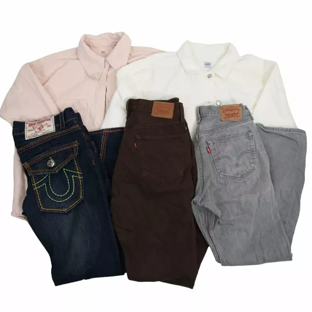Vintage & Modern Men's Denim Mix Bale of 100 lbs