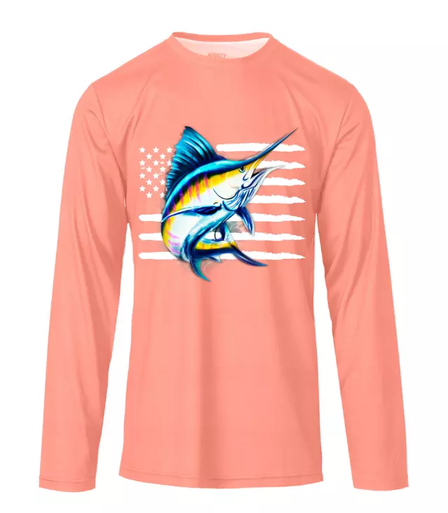 Boys' Performance Top Marlin Fish Graphic -7686304